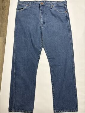Wrangler 13MWZ Cowboy Cut Jeans Men’s 38x30 Blue Western Straight Leg USA